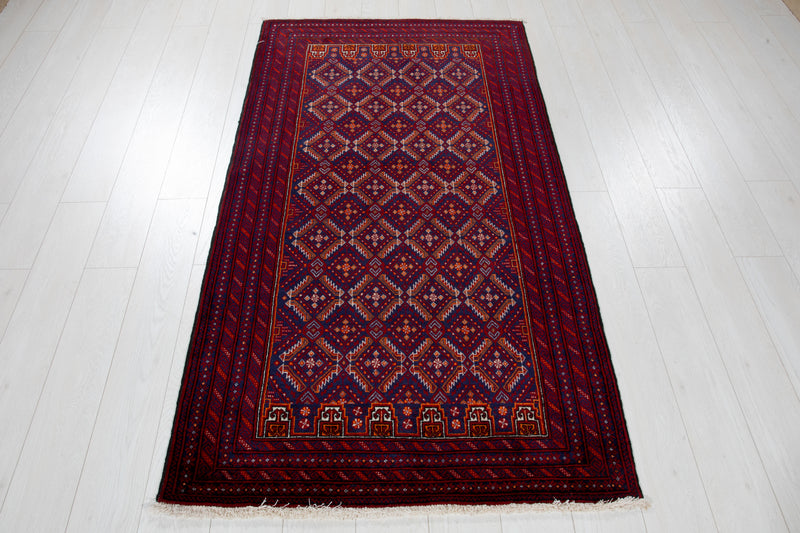 6' 2" x 3' 4" Excellent Hand-Knotted Collectible Vintage Fine Tribal Rug - Yasi & Fara 