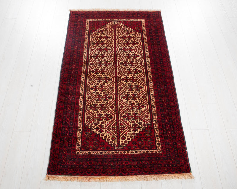 6' 5" x 3' 6" Excellent Hand-Knotted Collectible Fine Vintage Tribal Rug - Yasi & Fara 