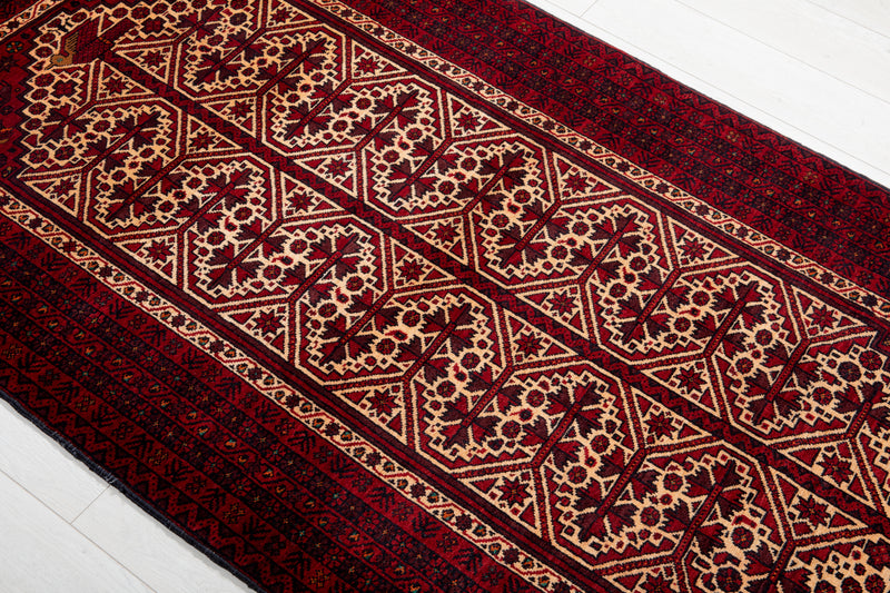 6' 5" x 3' 6" Excellent Hand-Knotted Collectible Fine Vintage Tribal Rug - Yasi & Fara 