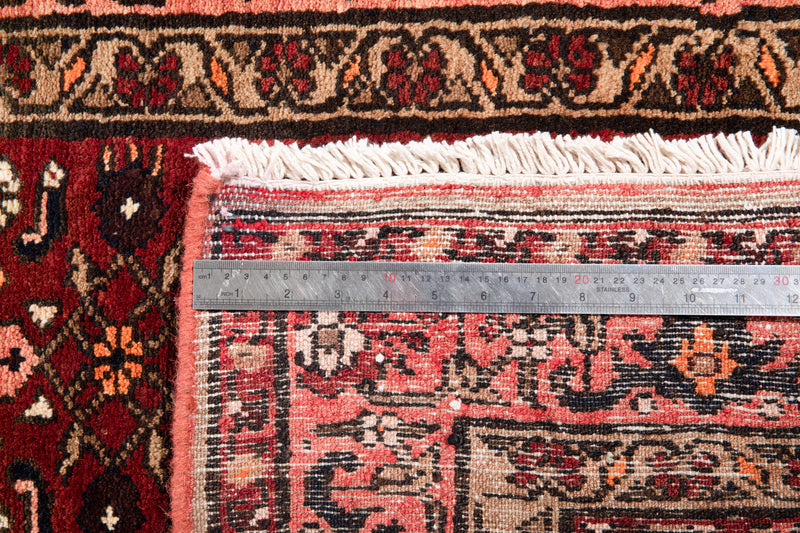 13' 7" x 3' 6" Excellent Hand-Knotted Vintage Tribal Runner Rug - Yasi & Fara 