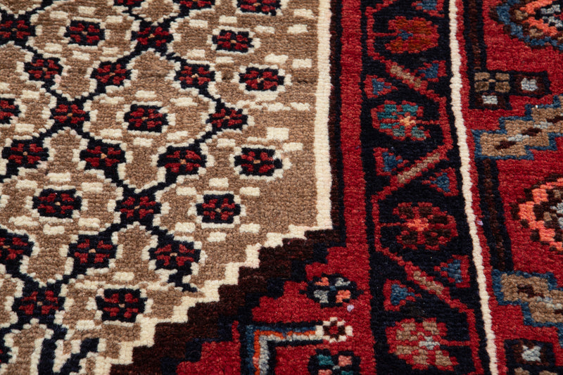 16' 2" x 3' 5" Excellent Hand-Knotted Brown Tribal Long Runner Rug - Yasi & Fara 