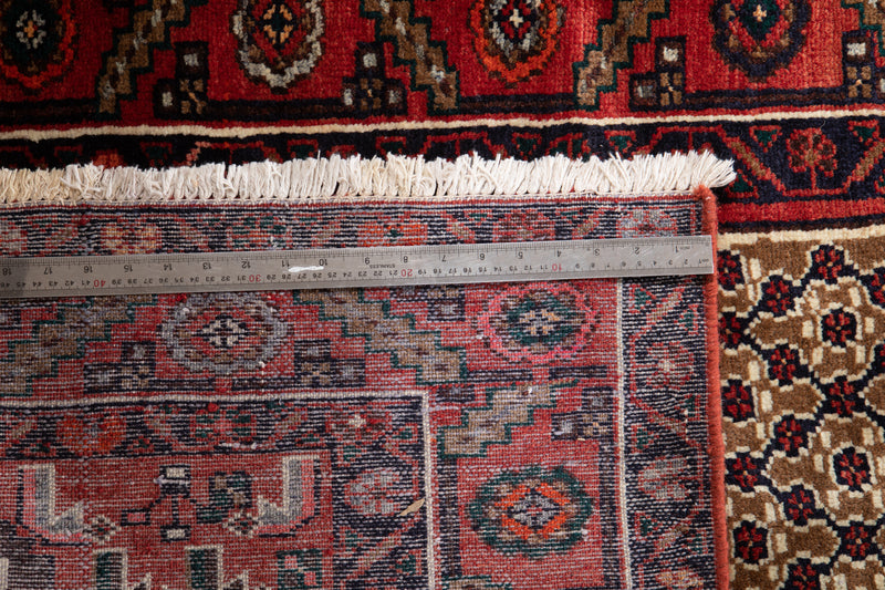 16' 2" x 3' 5" Excellent Hand-Knotted Brown Tribal Long Runner Rug - Yasi & Fara 