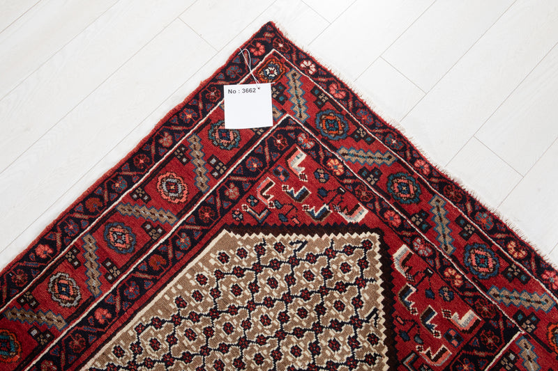 16' 2" x 3' 5" Excellent Hand-Knotted Brown Tribal Long Runner Rug - Yasi & Fara 
