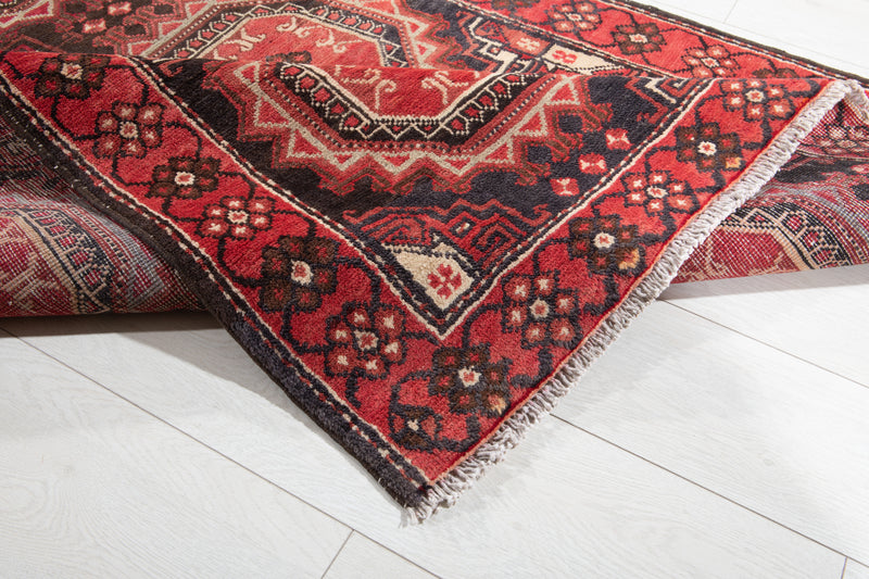 10' 3" x 3' 5" Excellent Hand-Knotted Antique Tribal Runner Rug - Yasi & Fara 