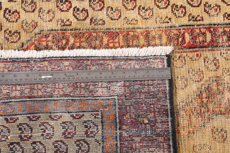 5' 10" x 3' 6" Excellent Hand-Knotted Distressed Antique Rug - Yasi & Fara 