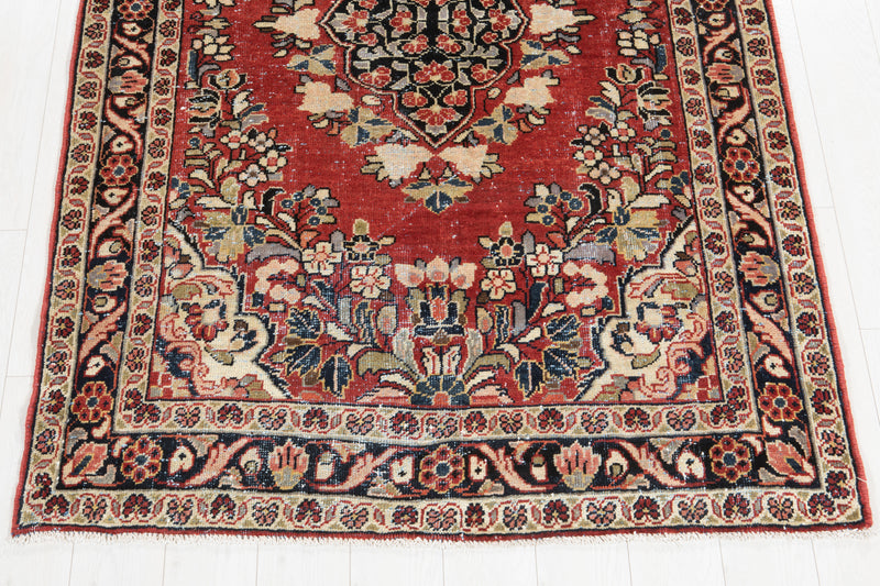 7' x 4' 6" Excellent Hand-Knotted Antique Collectible Antique Tribal Rug - Yasi & Fara 