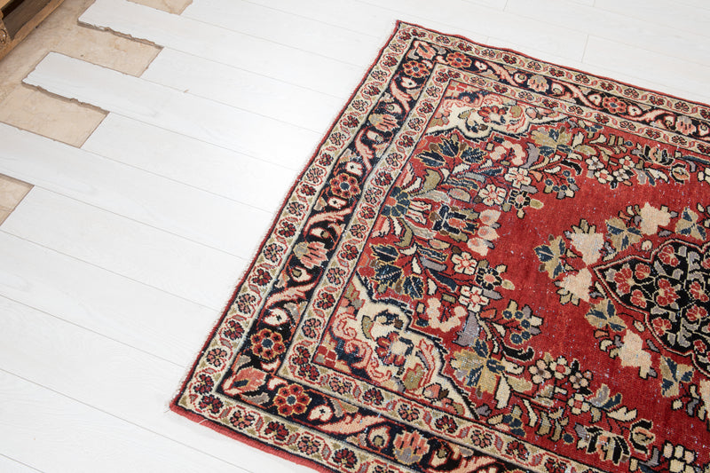 7' x 4' 6" Excellent Hand-Knotted Antique Collectible Antique Tribal Rug - Yasi & Fara 