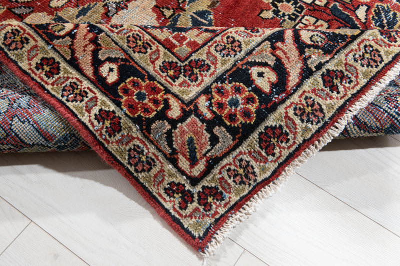 7' x 4' 6" Excellent Hand-Knotted Antique Collectible Antique Tribal Rug - Yasi & Fara 