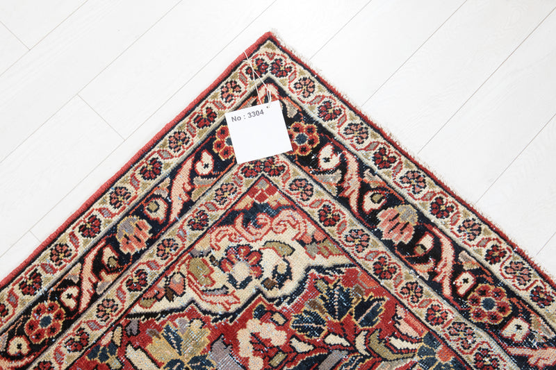 7' x 4' 6" Excellent Hand-Knotted Antique Collectible Antique Tribal Rug - Yasi & Fara 