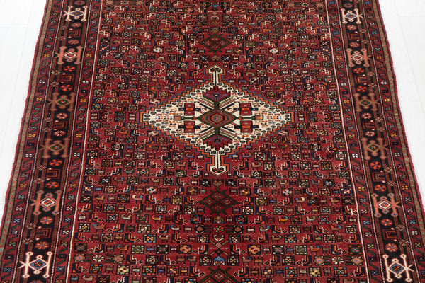 8' x 4' 8" Excellent Hand-Knotted Vintage Tribal Rug - Yasi & Fara 