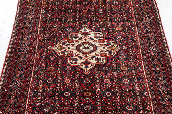 10' 8" x 5' Excellent Hand-Knotted Vintage Tribal Rug - Yasi & Fara 