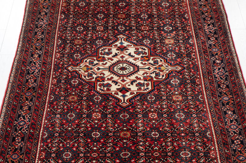 10' 8" x 5' Excellent Hand-Knotted Vintage Tribal Rug - Yasi & Fara 