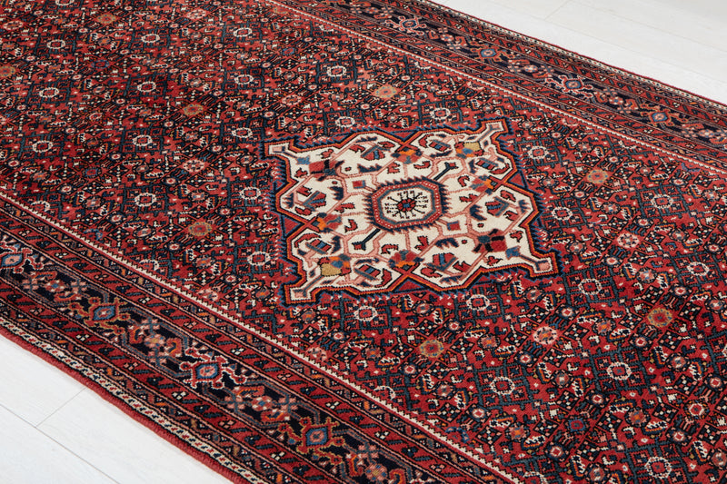 10' 8" x 5' Excellent Hand-Knotted Vintage Tribal Rug - Yasi & Fara 