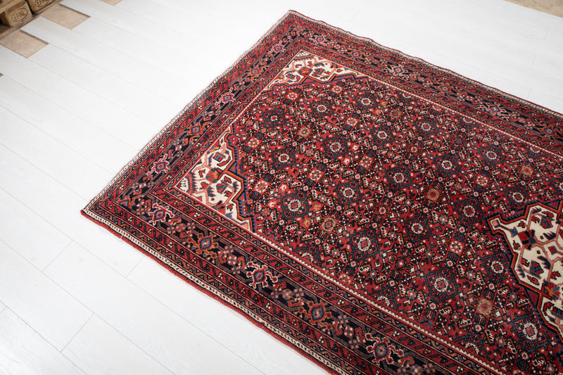 10' 8" x 5' Excellent Hand-Knotted Vintage Tribal Rug - Yasi & Fara 