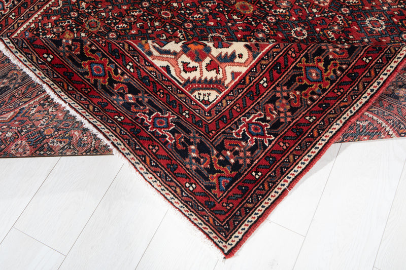 10' 8" x 5' Excellent Hand-Knotted Vintage Tribal Rug - Yasi & Fara 