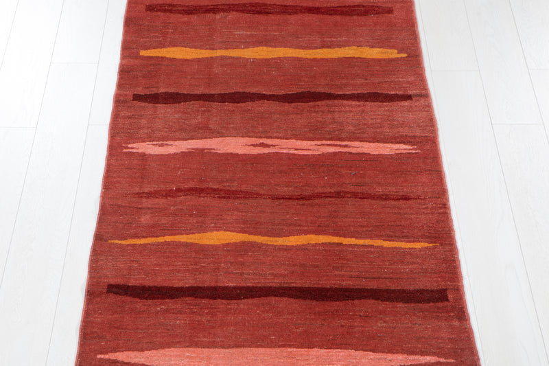 12' 4" x 3' 1" Excellent Hand-Knotted Vintage Tribal Runner Rug - Yasi & Fara 