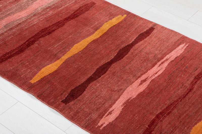 12' 4" x 3' 1" Excellent Hand-Knotted Vintage Tribal Runner Rug - Yasi & Fara 