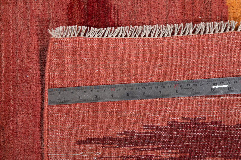 12' 4" x 3' 1" Excellent Hand-Knotted Vintage Tribal Runner Rug - Yasi & Fara 