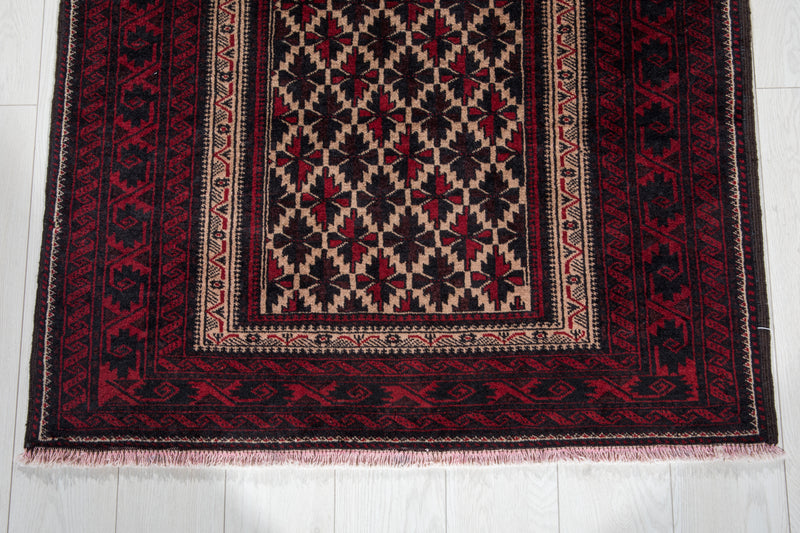  6' 4" x 3' 3" Excellent Hand-Knotted Vintage Tribal Rug, , Yasi & Fara , Yasi & Fara 