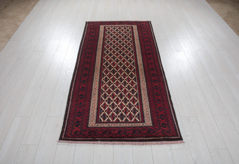  6' 4" x 3' 3" Excellent Hand-Knotted Vintage Tribal Rug, , Yasi & Fara , Yasi & Fara 