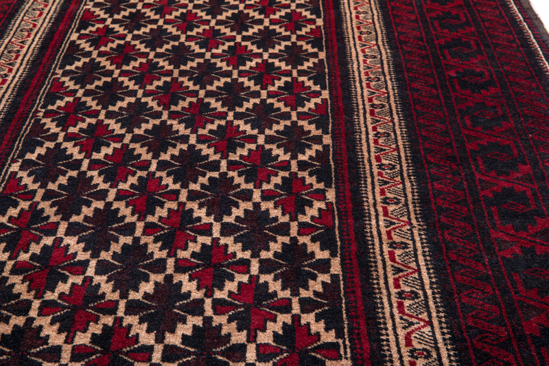  6' 4" x 3' 3" Excellent Hand-Knotted Vintage Tribal Rug, , Yasi & Fara , Yasi & Fara 