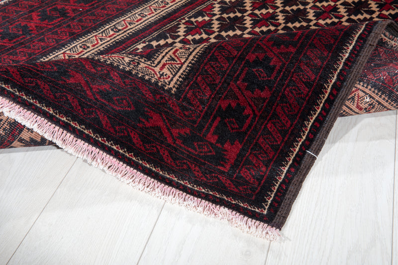  6' 4" x 3' 3" Excellent Hand-Knotted Vintage Tribal Rug, , Yasi & Fara , Yasi & Fara 