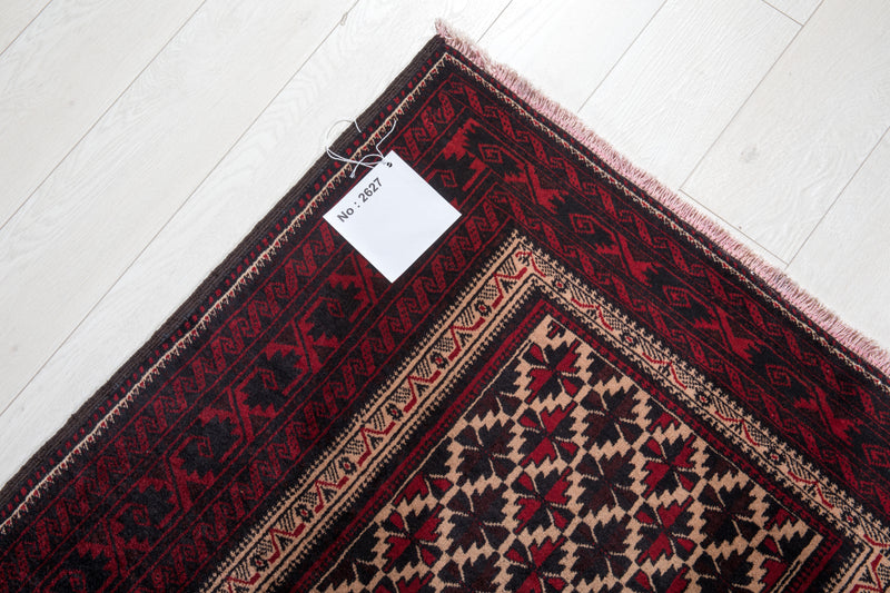  6' 4" x 3' 3" Excellent Hand-Knotted Vintage Tribal Rug, , Yasi & Fara , Yasi & Fara 