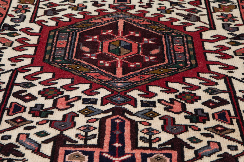 10' 4" x 3' 1" Excellent Hand-Knotted Vintage Tribal Runner Rug - Yasi & Fara 