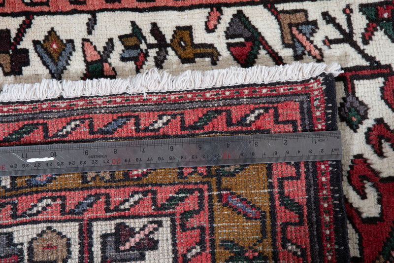 10' 4" x 3' 1" Excellent Hand-Knotted Vintage Tribal Runner Rug - Yasi & Fara 