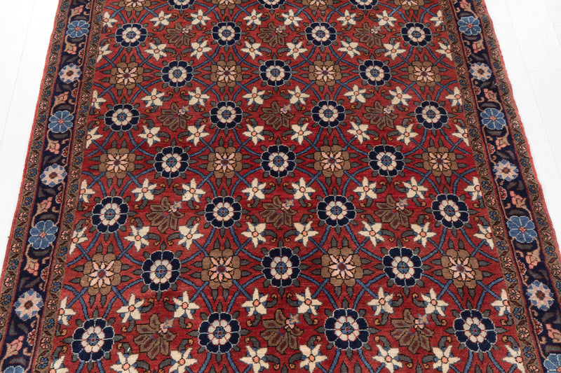 9' 6" x 5' 2" Excellent Hand-Knotted Vintage Collectible Tribal Rug - Yasi & Fara 