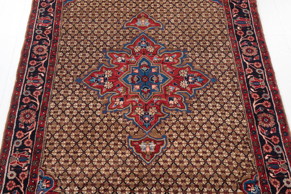 10' 5" x 5' 1" Excellent Hand-Knotted Vintage Tribal Rug - Yasi & Fara 