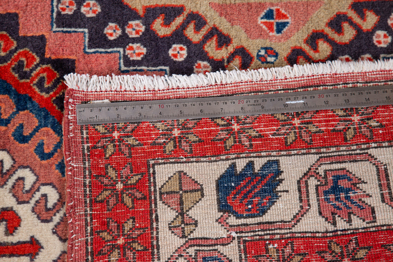  RESERVED -  10' 4" x 4' 2" Excellent Hand-Knotted Vintage Wide Runner Rug, , Boho Rug Discount by Yasi & Fara, Boho Rug Discount by Yasi & Fara
