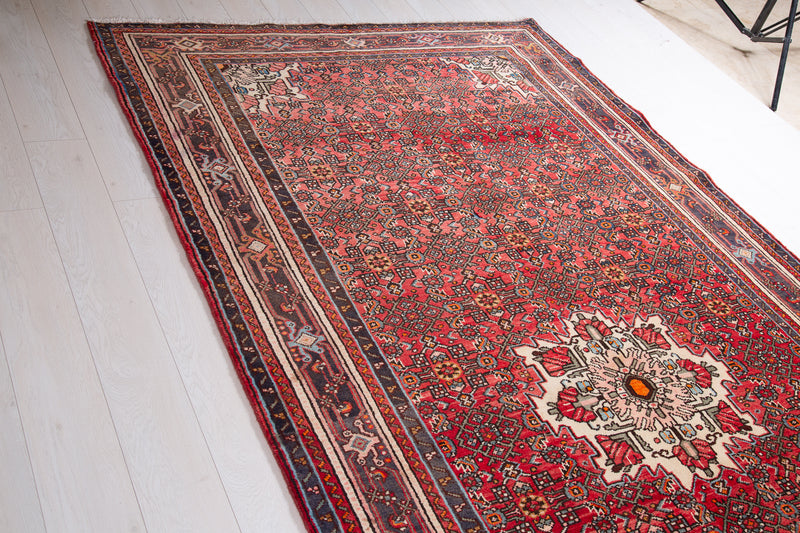  10' 11" x 5' 8" Excellent Hand-Knotted Collectible Vintage Rug, , Boho Rug Discount by Yasi & Fara, Boho Rug Discount by Yasi & Fara