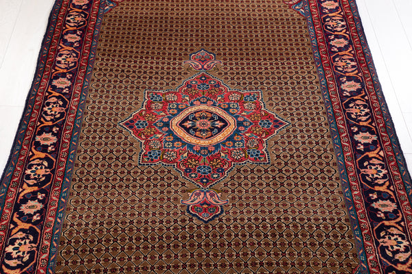  11' 1" x 5' 1" Excellent Hand-Knotted Vintage  Tribal Rug, , Boho Rug Discount by Yasi & Fara, Boho Rug Discount by Yasi & Fara