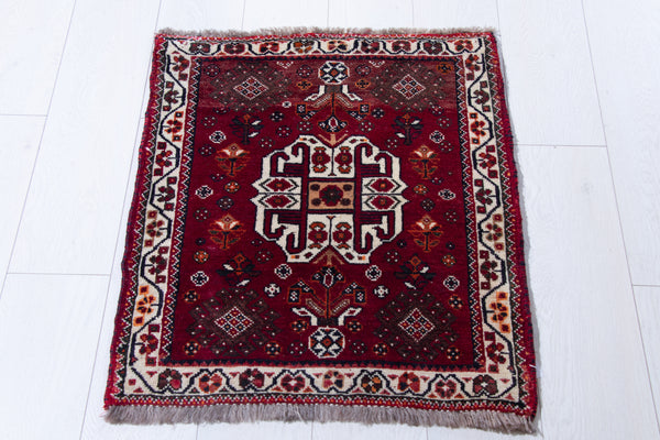  2' 3" x 1' 10" Hand-Knotted Vintage Tribal Mini Rug, , Boho Rug Discount by Yasi & Fara, Boho Rug Discount by Yasi & Fara