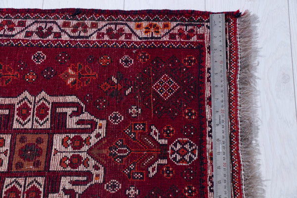  2' 3" x 1' 10" Hand-Knotted Vintage Tribal Mini Rug, , Boho Rug Discount by Yasi & Fara, Boho Rug Discount by Yasi & Fara