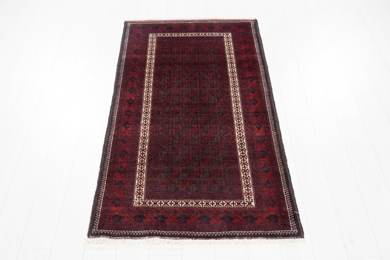 6' 5" x 3' 2" Excellent Hand-Knotted Fine Tribal Rug - Yasi & Fara 
