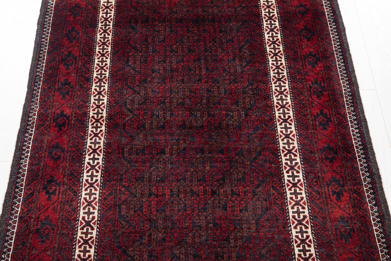 6' 5" x 3' 2" Excellent Hand-Knotted Fine Tribal Rug - Yasi & Fara 