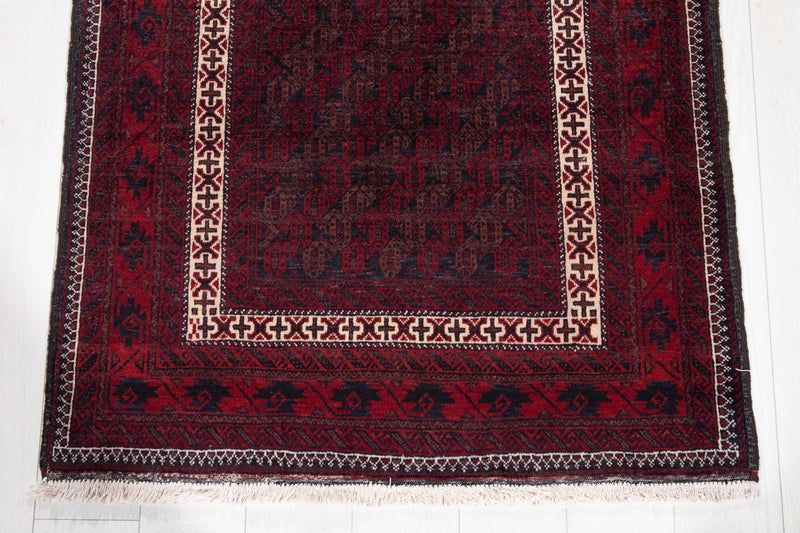 6' 5" x 3' 2" Excellent Hand-Knotted Fine Tribal Rug - Yasi & Fara 