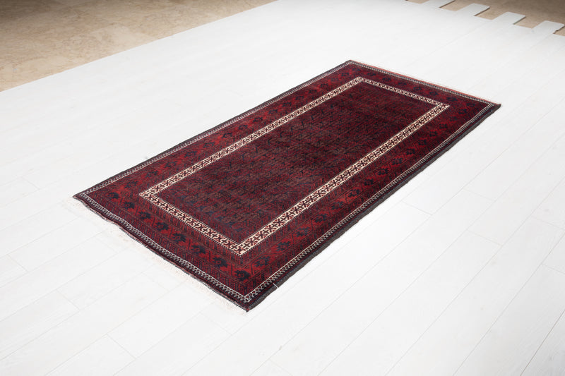 6' 5" x 3' 2" Excellent Hand-Knotted Fine Tribal Rug - Yasi & Fara 
