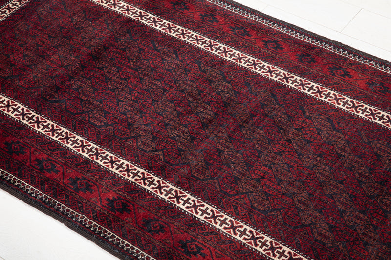 6' 5" x 3' 2" Excellent Hand-Knotted Fine Tribal Rug - Yasi & Fara 