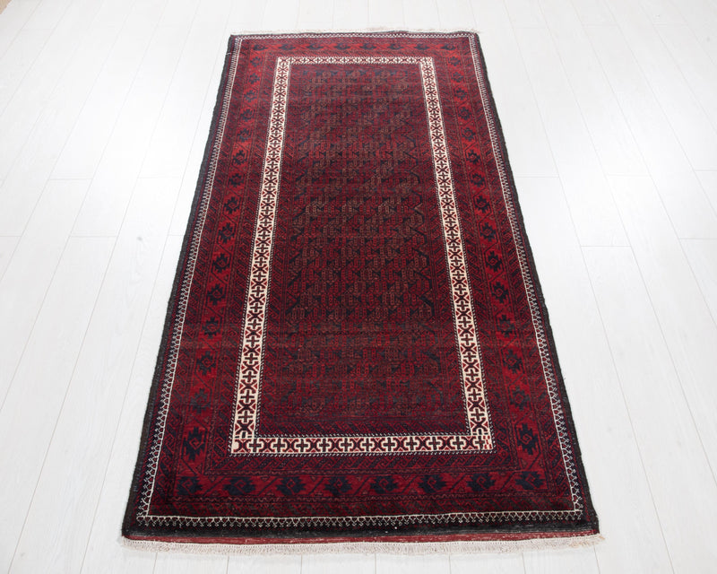 6' 5" x 3' 2" Excellent Hand-Knotted Fine Tribal Rug - Yasi & Fara 