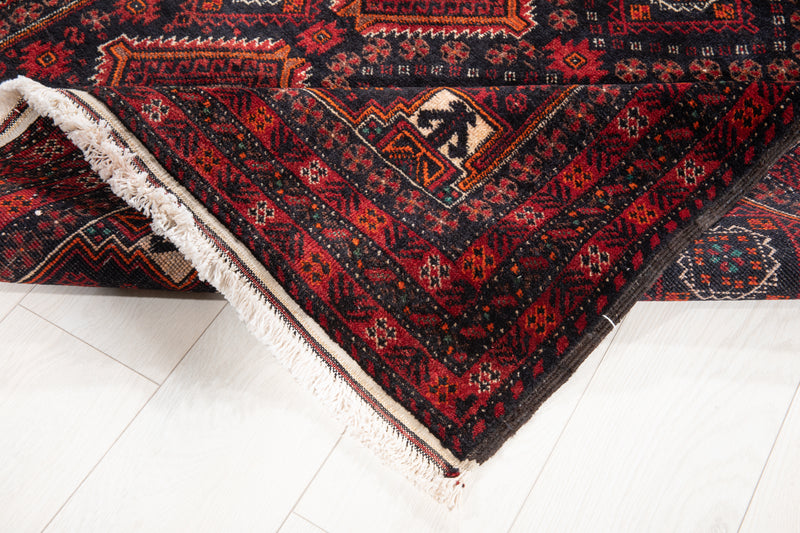 6' 9" x 3' 8" Excellent Hand-Knotted Vintage Fine Tribal Rug - Yasi & Fara 