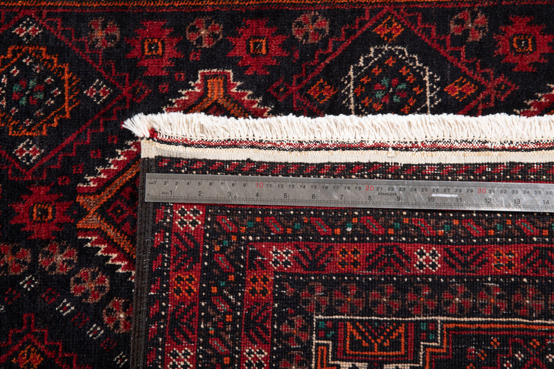 6' 9" x 3' 8" Excellent Hand-Knotted Vintage Fine Tribal Rug - Yasi & Fara 