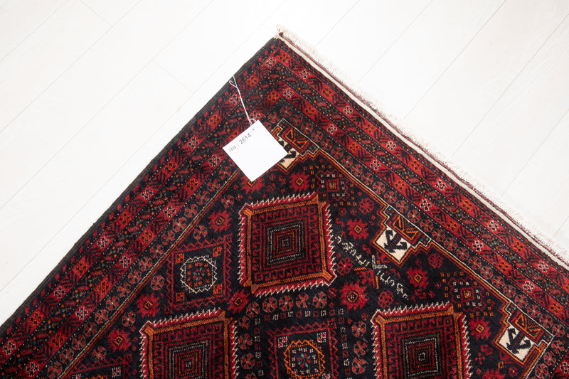 6' 9" x 3' 8" Excellent Hand-Knotted Vintage Fine Tribal Rug - Yasi & Fara 