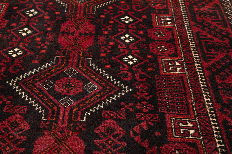 6' 4" x 3' 3" Excellent Hand-Knotted Vintage Fine Tribal Rug - Yasi & Fara 
