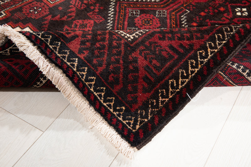6' 4" x 3' 3" Excellent Hand-Knotted Vintage Fine Tribal Rug - Yasi & Fara 