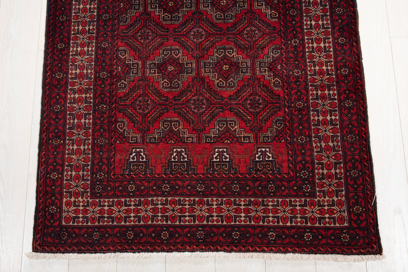 6' 10" x 3' 5" Excellent Hand-Knotted Vintage Fine Tribal Rug - Yasi & Fara 
