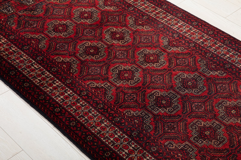 6' 10" x 3' 5" Excellent Hand-Knotted Vintage Fine Tribal Rug - Yasi & Fara 