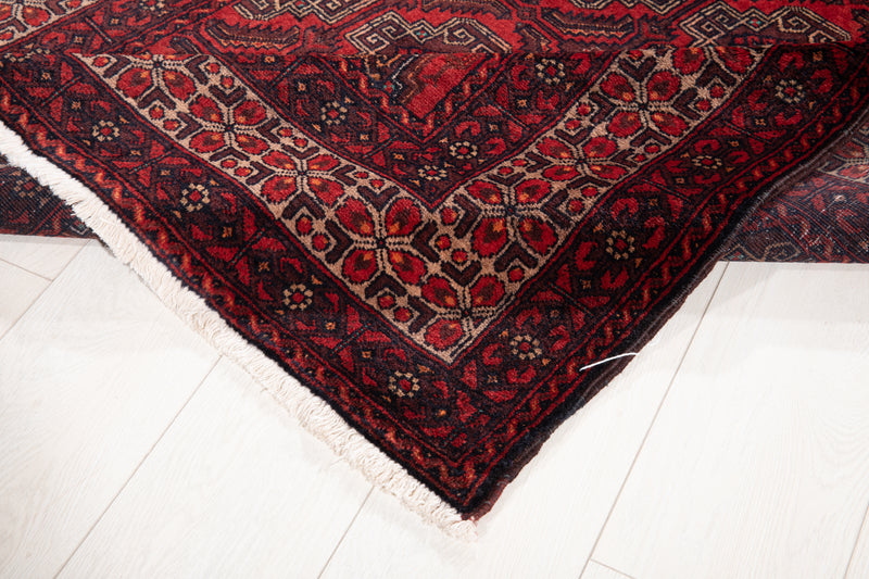 6' 10" x 3' 5" Excellent Hand-Knotted Vintage Fine Tribal Rug - Yasi & Fara 